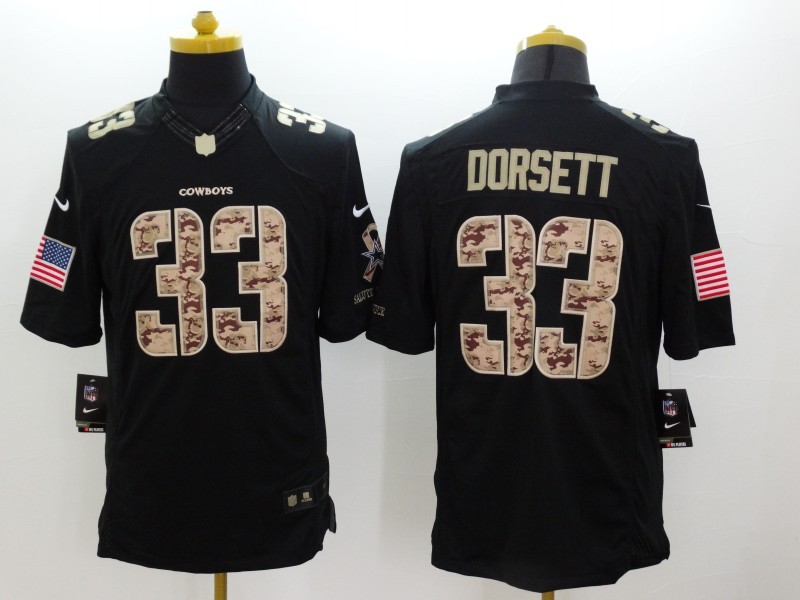 Men's Dallas Cowboys Tony Dorsett #33 Black Jersey